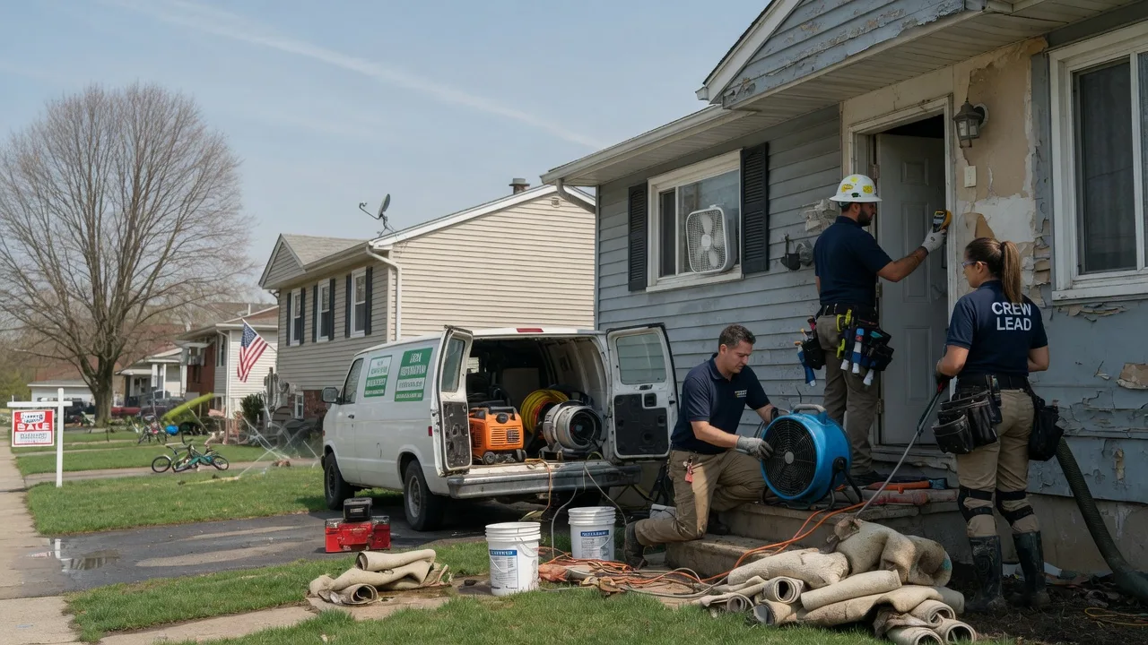 Flood Cleanup in Brockton, PA near me