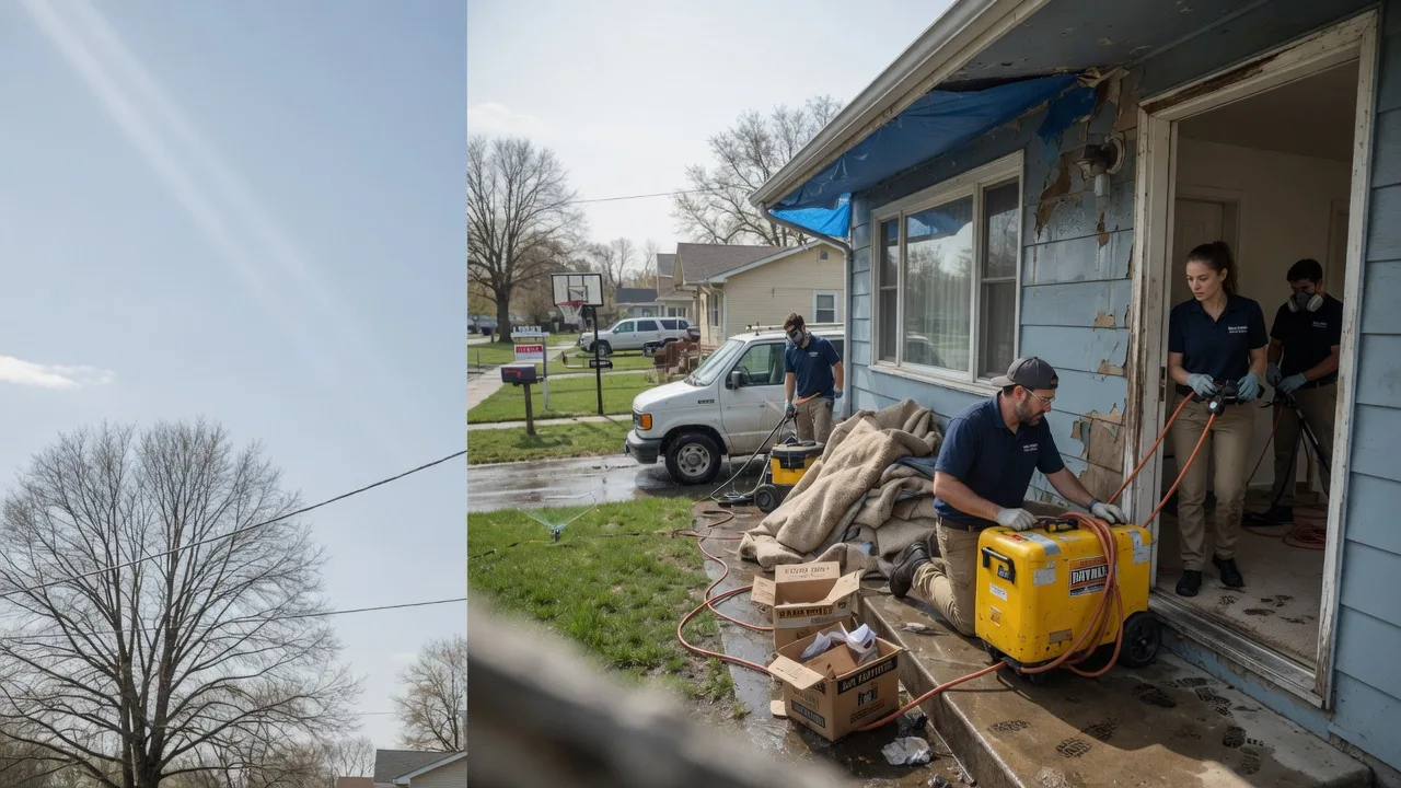 Basement Flood Cleanup in Brockton, PA near me